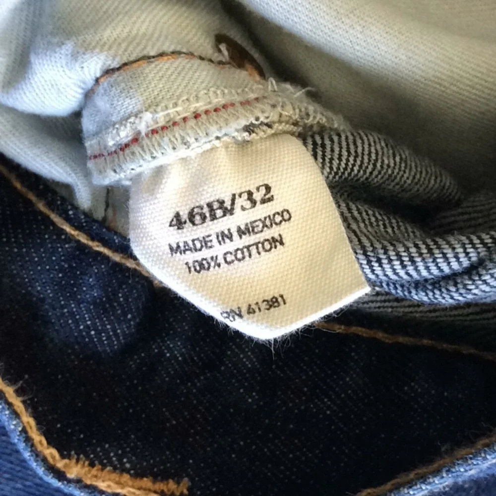 Polo Ralph Lauren Jeans Men 46B / 32 Blue 100% Cotton RN 41381